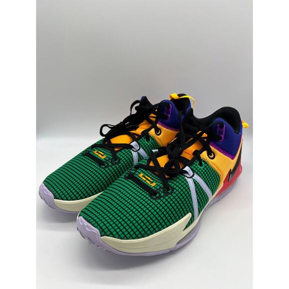 Nike LeBron Witness 7 DM1123-501 Multicolor Basketball Shoes Men's Size 17 - Picture 9 of 12